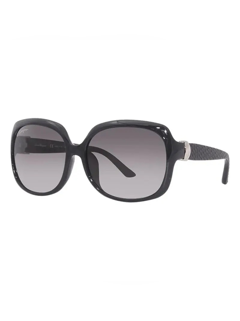 New Salvatore Ferragamo Sunglasses SF739SA 001 Black / Grey Gradient NWT
